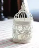 3 Designs Metal White Hollow Candle Holder Tealight Candlestick Opknoping Lantaarn Bird Cage Ornamenten Decoratie Bruiloft Tool WX9-323