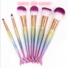 Make-up borstels set 10 stks fundering poeder oogschaduw contour concealer blozen cosmetische make-up tool DHL shi p