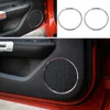 Cadre de décoration d'anneau de garniture de haut-parleur de porte de voiture pour les accessoires intérieurs de Ford Mustang2386