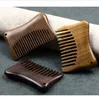 1pcs Pockets Wooden Comb Natural Sandalwood Anti-static Super Wide Tooth Beard Combs Small Hair Brush Hairstyling Massage Care
