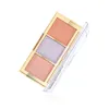 PUDAIER 3color Pearl Face Powder Contour Make Up Pigment White Gold Nude Shimmer Mineral Powder Makeup Highlight Palette9579612