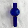 Newest Universal Colored glass bubble carb cap round ball dome for glass water pipes, XL thick Quartz thermal banger Nails