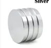 The diameter of smoke grinder is 63MM height 40MM aluminum alloy trapezoidal pure color smoke grinder.