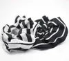 Hot Sale 2Pcs/lot Girl's Classic black and white stripes scrunchie Elastic Hair Bands Women's hair Rope Ponytail Holder headwear
