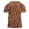 OGKB con cappuccio TEE SHIRT HOMBRE NUOVO ANIMALE BREVE 3D TSHIRT Stampa Leopard Streetwear 5XL 6XL Costuming Man Spring Hoodie T-shirt