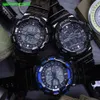 Mężczyźni Zegarki Sport Top Sanda Marka Męskie Wojskowe Zegarki Wojskowe Digital Led Electronic Man Wristwatches Relogio Masculino