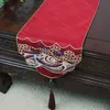 Alta End Jade Guindaste Engrossar Tabela De Seda Chinesa Corredor Decoração Mesa De Mesa Alta Densidade Tabela Étnica Pano Retangular Café Pad 150x33 cm