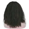 Afro kinky encaracolado 360 banda de renda completa peruca frontal 180 alta densidade pré arrancado natural linha fina 4b 4c 12 polegadas afro kinky1986479