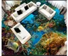 Anpassad foto tapet under vattnet värld 3d korall färgglad fisk konst vardagsrum studie pvc vattentät slitgolvplattor klistermärke