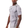 2017 Camiseta deportiva de manga corta para hombre, camiseta de entrenamiento de fútbol de baloncesto de secado rápido, ropa deportiva para hombre, ropa deportiva Y1890402