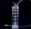2025 new acrylic Multi-storey hookah - Smoking Blown Glass Hand Pipes Bong Glass Tobacco Spoon Pipes Smoking Oil