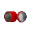 Dia47X45mm Ronde Mini mooie thee blikken doos verkoop verzegelde caddy kantoor thuis opslag metalen doos 100pcslot7590774