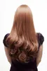 Cosplay Kobiet Peruka Syntetyczne długie, jasnobrązowe peruki włosy