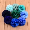 Hairjewelry 40 kleuren cirkelvormige chiffon hoofdtooi bloemen hoofd ornamenten baby diy handwerk haaraccessoires t3c0006