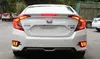 Matériau ABS plus solide de haute qualité avec becquet d'aile arrière de peinture de couleur pour Honda Civic 2016-2018, installé par 3M