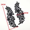 patches stof kraag Trim Hals Applique voor jurk bruiloft shirt kleding DIY Naaien bloem Bloemen Geborduurde kant nice334d