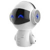 bestselling robot smartbluetooth speaker with bt csr 3 0 plus bass music calls handsfree tf mp3 aux and power bank function 5pcs lot