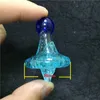 2018 New Glow In Dark UFO Bouchon De Carbone En Verre Dôme XL XXL Diamètre 35mm Pour Quartz Banger Nail Enail Nails Coloré Dab Rig