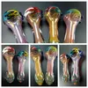 Newest Colorful Pyrex Glass Smoking Pipe Bong Tube Complex Pattern Innovative Design Easy Clean Portable High Quality Hot Sale DHL Free