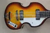 Qualidade superior inferior hofner ícone série vintage sunburst violino baixo guitarra elétrica 4 cordas baixo 11109996806