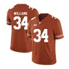 Texas Longhorns College Football Jersey Porter 21 Perkins 76 Vaccaro 4 Orange Mix Order Size S-3xl Factory Outlet- 2018 New
