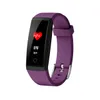 OTA Heart Rate Monitor Smart Bracelet Pedometer Tracker Smart Watch Color Screen Smartwatch For iPhone Android Smart Phone Watch