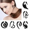 Boucles d'oreilles chaudes bijoux acrylique escargot oreille dispositif d'expansion Anti-allergique accessoires de crevaison boucles d'oreilles chaudes livraison gratuite