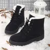 Winter Men's Boots Add Warm Wool For Outdoor Comfort And Non-Slip High Quality Casual Cotton Shoes 39-44