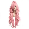 cosplay pink wig ponytail
