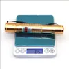 GPX2 405nm Gold Adjustable Focus Purple laser pointer penLight Beam Hunting Teaching with Batteries Charger9828867