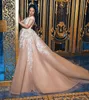 Elegant Ball Gown Wedding Dresses Off The Shoulder Appliques Lace Tulle Plus Size Pink Wedding Gowns Bridal Dresses DH202