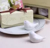 200Pcs Free Shipping Ceramics Love Bird Salt And Pepper Shaker Wedding Gifts For Guests articulos de fiesta Wedding Souvenirs SN081