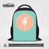 Girls Lovely Backpack Ballet Shoes Print School Bags Bookbags For Children Fashion Shoulder Bag Best Gift Bagpack Kid Pretty Rucksack Rugzak