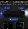 Jakcom OS2 Portable Głośnik Bluetooth Subwoofer Bass Music Wireless Głośniki Outdoor Wodoodporna Latarka POWER Bank na telefon