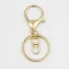 50 PZ 33mm di Alta Qualità Oro Argento Chiusura a moschettone Clip Portachiavi Gancio Portachiavi Split Portachiavi Portachiavi Making58489951696485