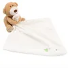 Bebê dormindo apazigração apaziguamento cobertor brinquedos de pelúcia dos desenhos animados urso bonecas apaziguar toalha 24 * 24cm c4791