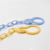 Cartoon Plastic 4 Colors New Kids Pacifier Clip Pacifier Chains Baby Soother Anti Drop Chain