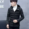 Parkas de plumón para hombre, chaquetas de invierno, tendencia informal para hombre, prendas de vestir con capucha acolchadas de algodón para hombre, chaqueta gruesa cálida de otoño, ropa de marca para hombre1