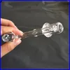 Quartz Dropdown avec Banger Nail 2mm d'épaisseur 10mm 14mm 18mm Femelle Mâle Joint Transparent Drop Down Dab Rig