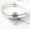 Passar Pandora Sterling Silver Armband Sacred Dream Catcher Pendant Dangle Pärlor Charms för European Snake Charm Chain Fashion DIY Smycken