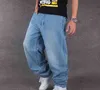 Прилив бренд мужские хип-хоп джинсы хип-хоп одежда повседневная свободные брюки плюс удобрения плюс размер мужские джинсы определенно диско танцевальные брюки