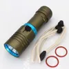 Waterproof Dive Underwater 80 Meter LED Diving Flashlight Torch Lamp Light Camping Lanterna With Stepless dimming