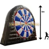 Fotboll dart spel uppblåsbara 3m 4m 5m 6m kommersiell uppblåsbara fotboll dart bräda med blåser gratis frakt