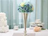 Great good quality silver metal vases for flower arrangement for wedding decoration