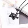 Zeeschildpad roestvrijstalen crematie urn ketting hanger ashouder mini keepsake herdenkings sieraden voor menselijke as