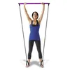 Vigor Power Gear Yoga Chest Pull Rope Exercise Bar Pilates Fitness Rods Yoga Tubes med Bar