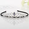 Meisjes kronen met steentjes bruiloft sieraden bruids hoofdeces verjaardagsfeestje prestaties pageant crystal tiaras bruiloft accessoires # BW-T067