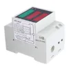 Livraison gratuite AC 110 V 220 V DIN RAIL 100A KWH Compteur d'énergie électrique Ampèremètre Voltmètre Qualité supérieure