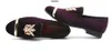 Avrupa tarzı erkekler deri ayakkabı markası sivri ayak parmağı beyefendi klasik iş loafers moda parti ve balo elbise ayakkabıları