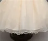 Ai Meng Bebek Çocuk Kız Elbise 2017 Çocuk Töreni Parti Elbiseler Tül Dantel Çiçek Kız Düğün Kıyafeti Bebek Kız Mezuniyet Elbise